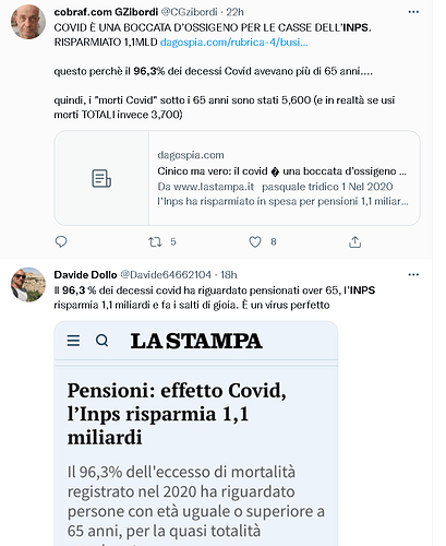 在推特上，仅有极个别意大利网民在谈论意大利媒体报道的这个消息