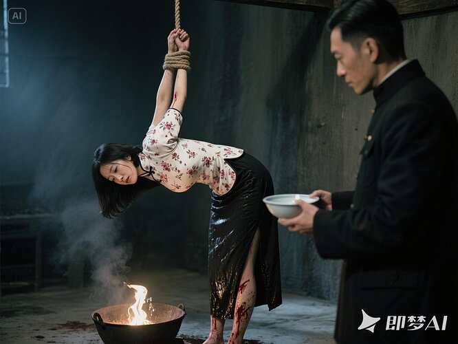反剪-火烤-端来一碗水