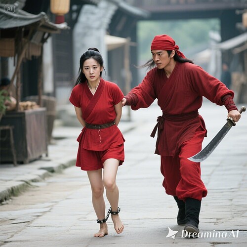 dreamina-2025-07-31-5597-生成一幅写实摄影图片(古装电视剧效果）：窦娥，女主角，30岁， 但是身材依然苗条...