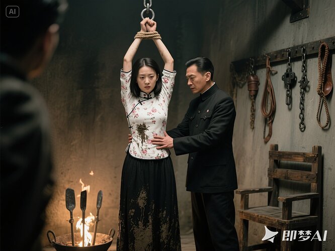 吊绑-摸腰摸臀