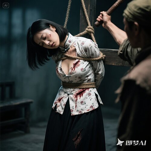 背绑-鞭刑-昏迷