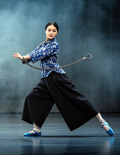 AI素材之蓝印花布大襟褂裤装 (6)