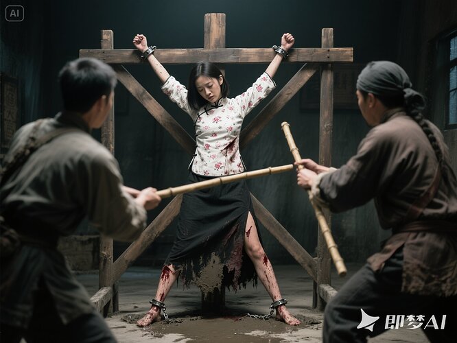 Y绑-竹棍-拷打 (3)