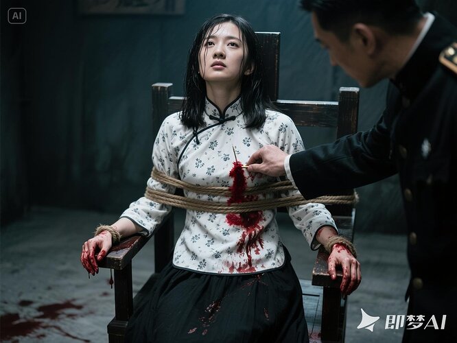 胸部左-刺入-拨弄