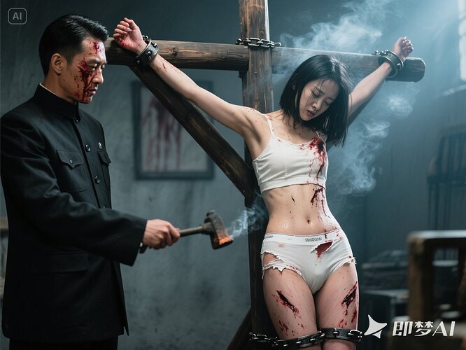 刑架-官员-烙刑-昏迷