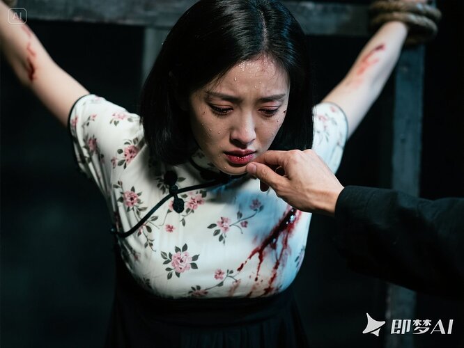 反剪-火烤-抹去汗珠1
