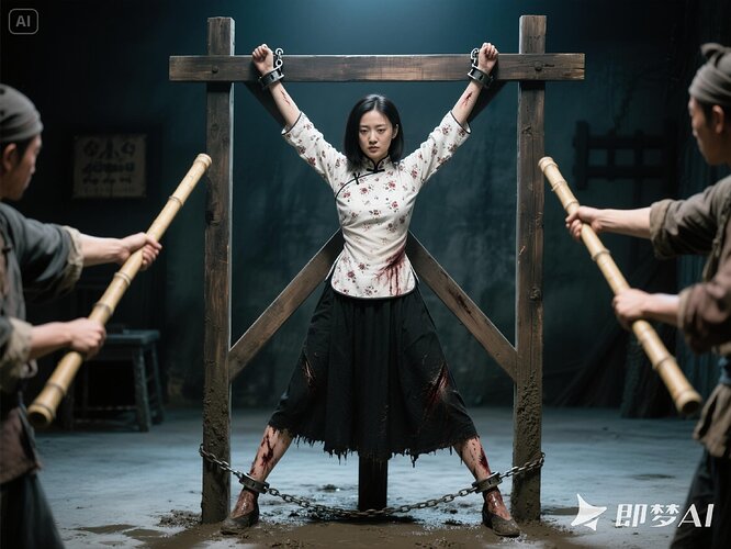 Y绑-竹棍-拷打 (4)