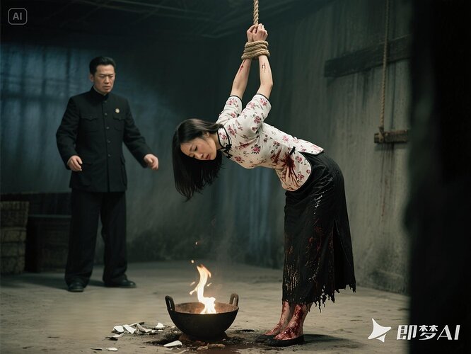 反剪-火烤-撞碎水碗