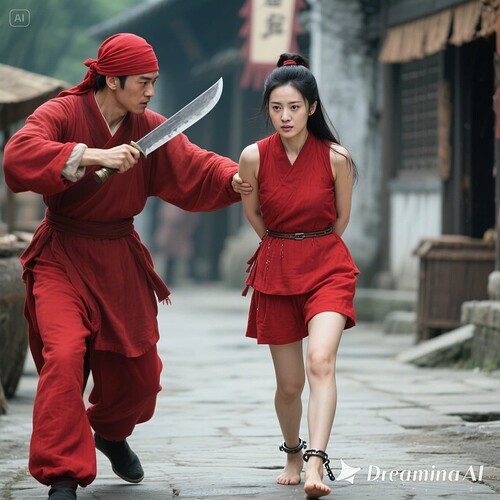 dreamina-2025-07-31-9417-生成一幅写实摄影图片(古装电视剧效果）：窦娥，女主角，30岁， 但是身材依然苗条...