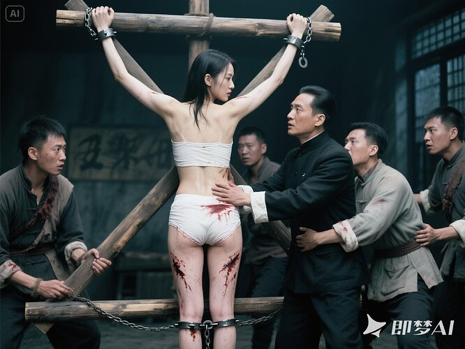 刑架-内衣-官员抚摸 (29)