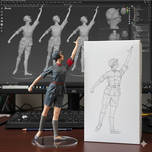 娘子军手办- (5)