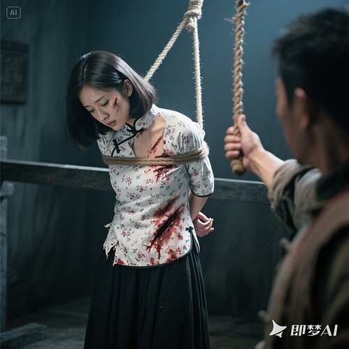 背绑-鞭打-昏迷11