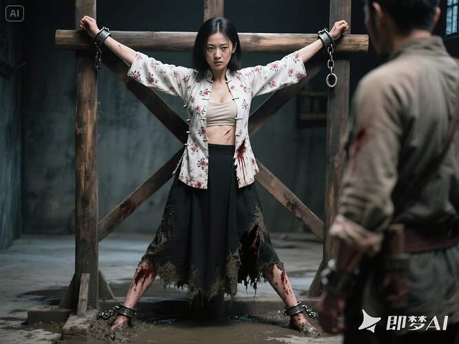 刑架-解开上衣12