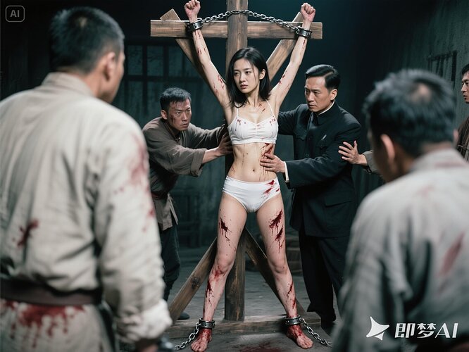 刑架-内衣-官员抚摸 (2)