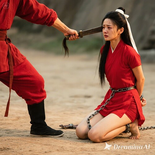 dreamina-2025-07-31-6183-生成一幅写实摄影图片(古装电视剧效果）：窦娥，女主角，30岁， 但是身材依然苗条...