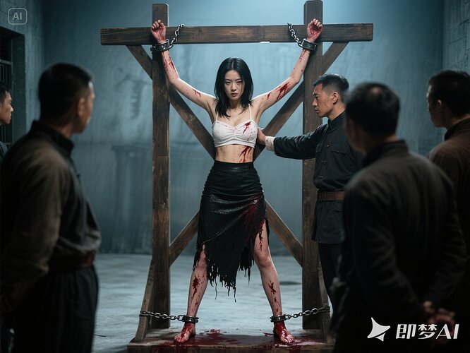 刑架-剥掉上衣