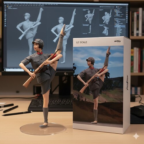 娘子军手办- (6)