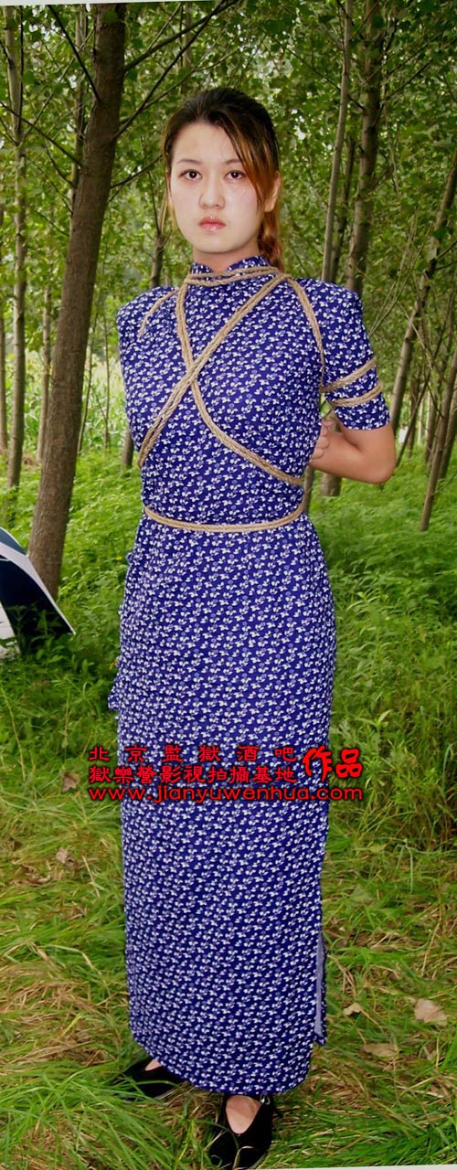 丹丹兰花旗袍008
